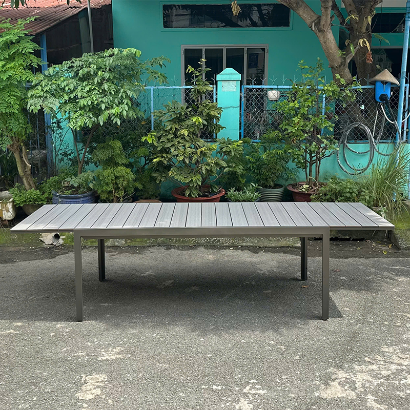 Bàn Sân Vườn Mở Rộng 2met - 3met Khung Nhôm Cao Cấp
